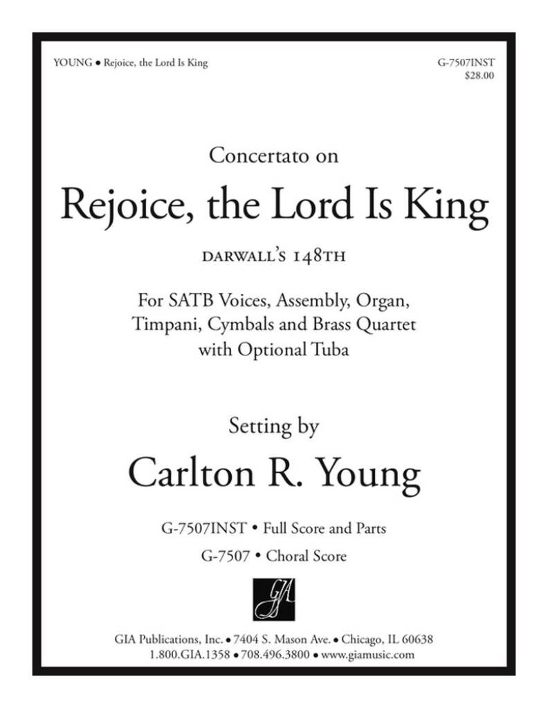 Concertato on Rejoice, the Lord Is King