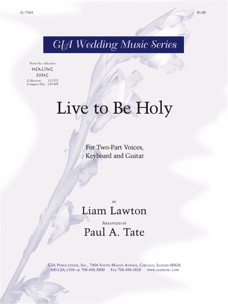 Live to Be Holy