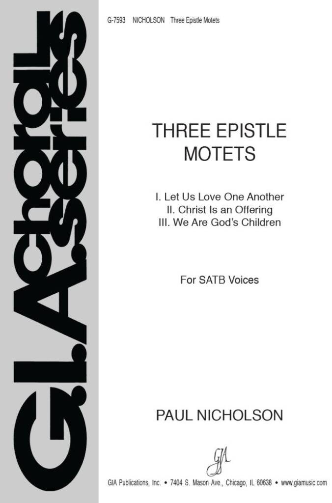 Three Epistle Motets