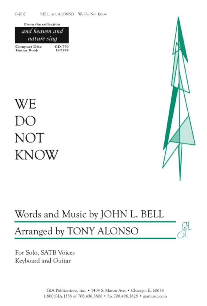 We Do Not Know