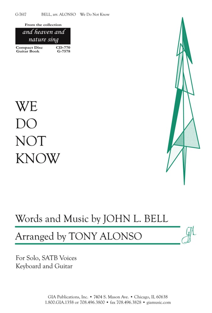We Do Not Know