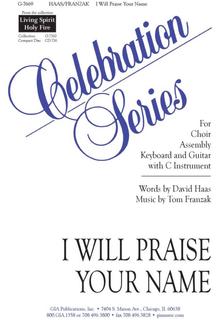 I Will Praise Your Name