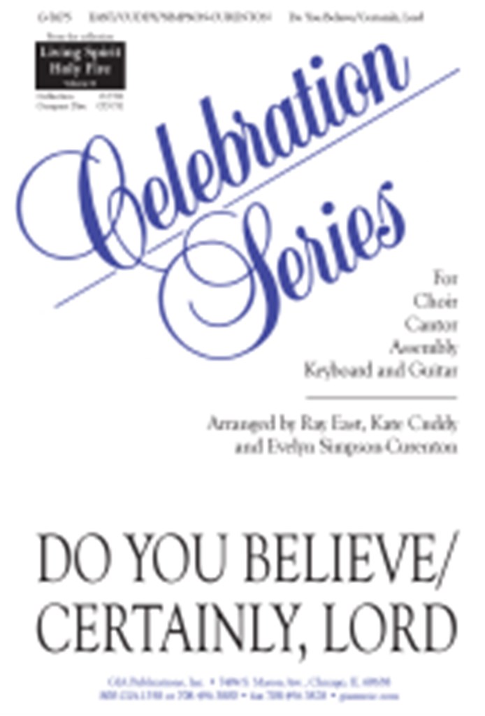 Do You Believe / Certainly, Lord - Guitar