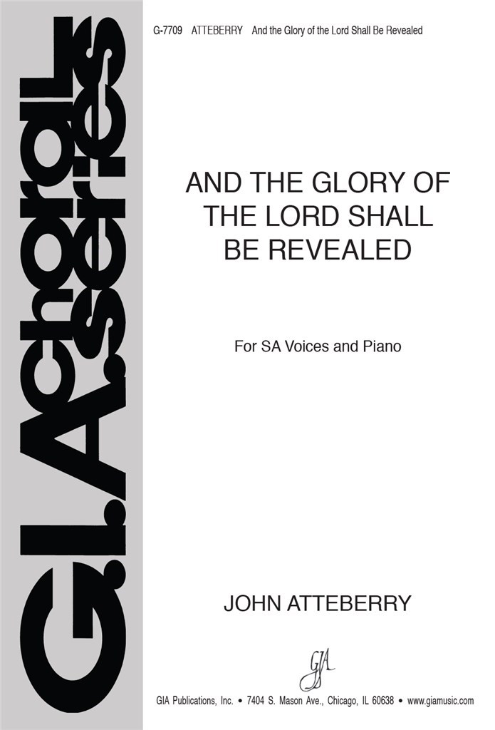 And the Glory of the Lord Shall Be Revealed