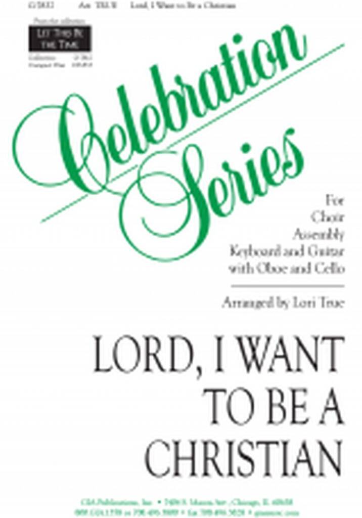 Lord, I Want to Be a Christian - Instrument parts