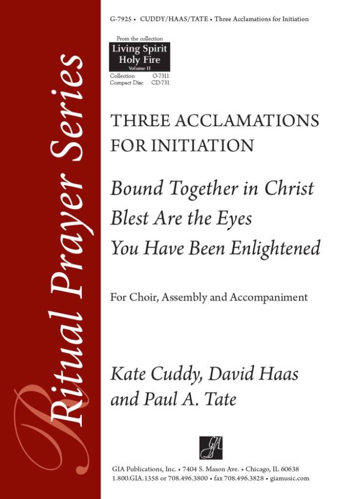 Three Acclamations for Initiation