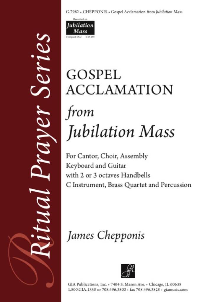 Gospel Acclamation from Jubilation Mass-Guitar Ed.