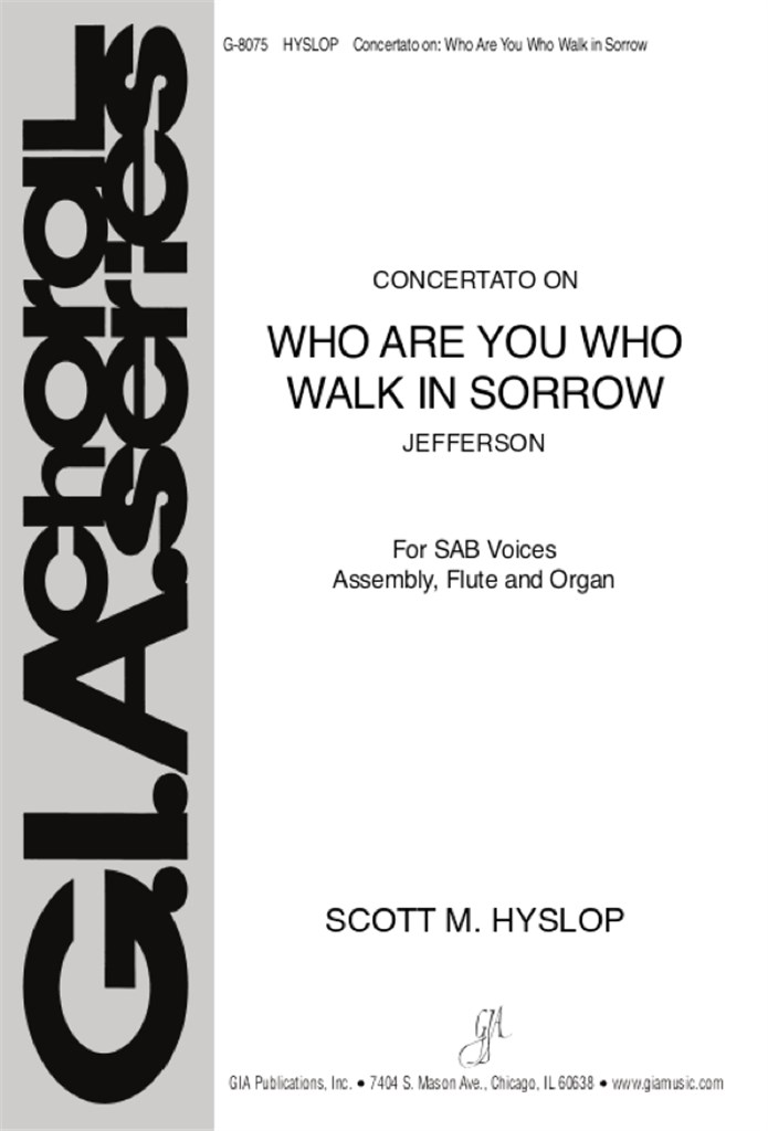 Who Are You Who Walk In Sorrow - Instrument parts