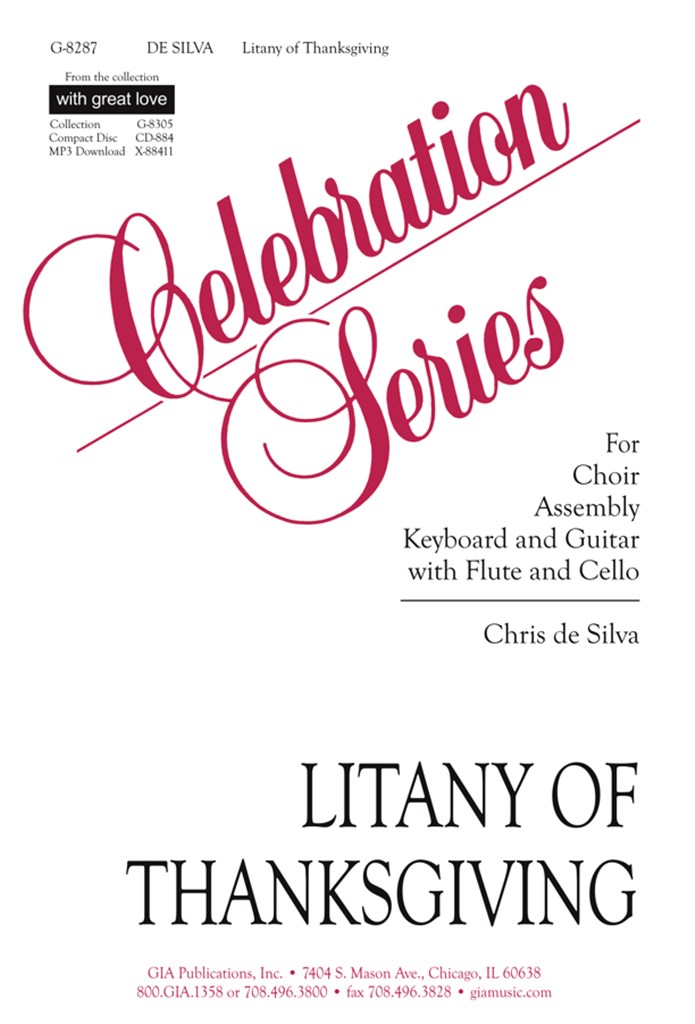 Litany of Thanksgiving - Guitar edition