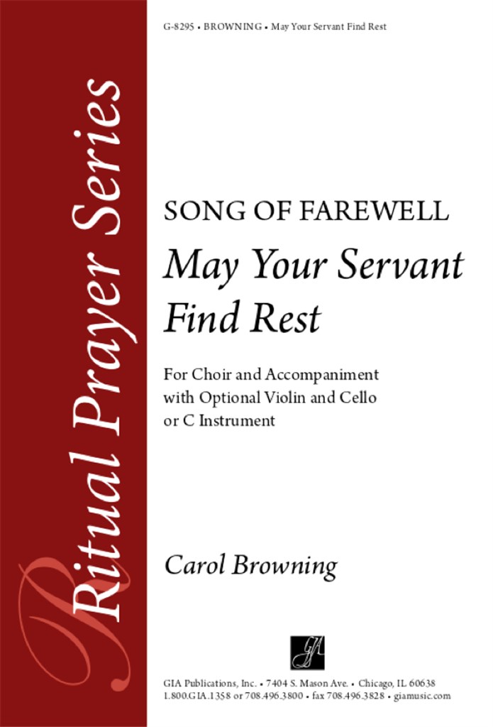 May Your Servant Find Rest - Violin and Cello part