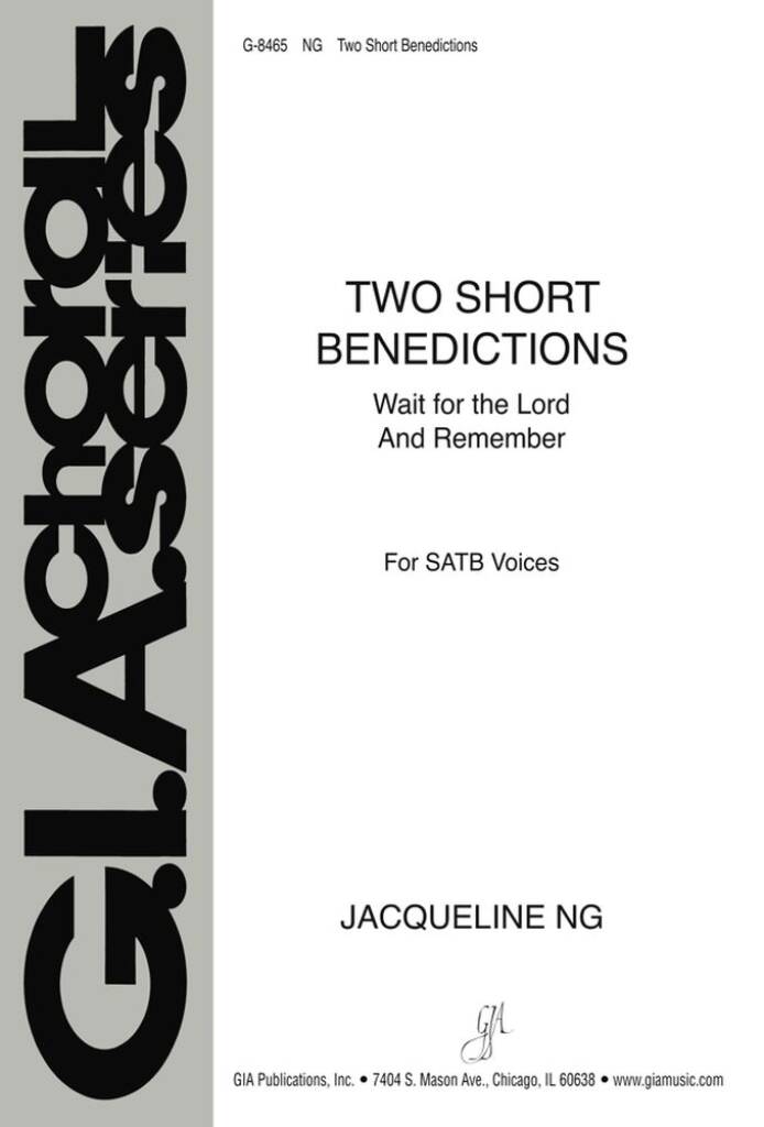 Two Short Benedictions