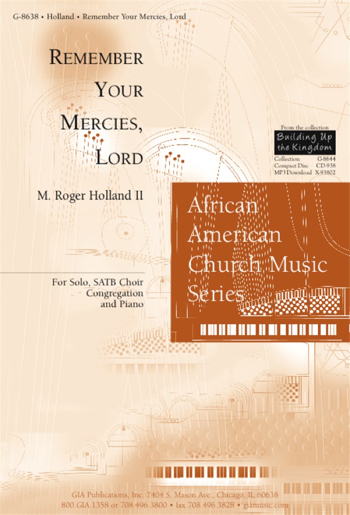 Remember Your Mercies, Lord