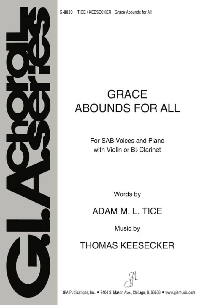 Grace Abounds for All - Instrument edition
