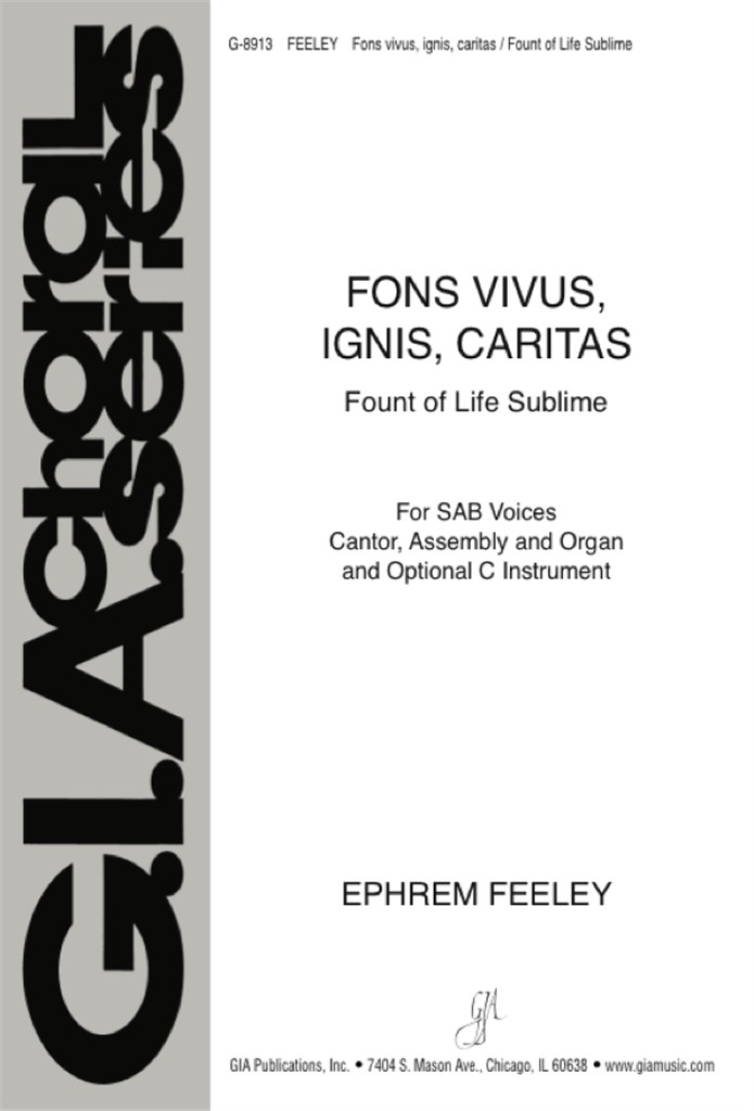 Fons vivus, ignis, caritas