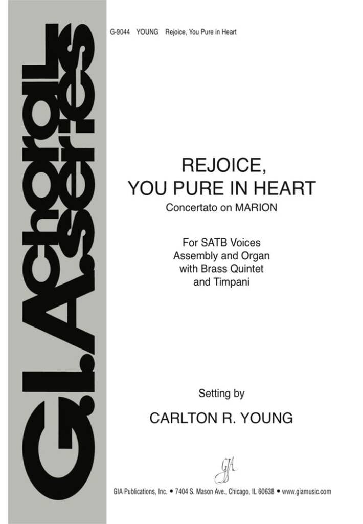 Concertato on Rejoice, You Pure In Heart