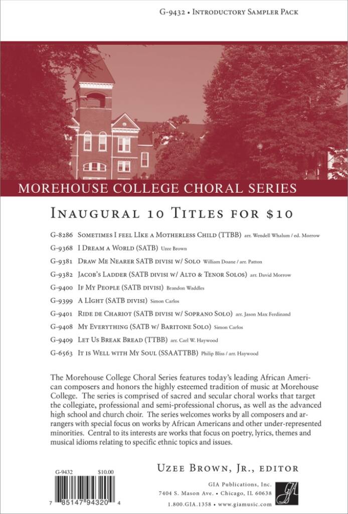 GIA Series Sampler:Morehouse College Choral Series