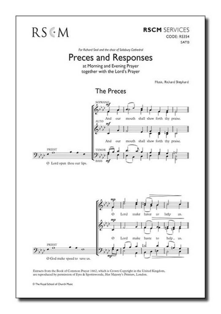 Preces and Responses / Lord's Prayer