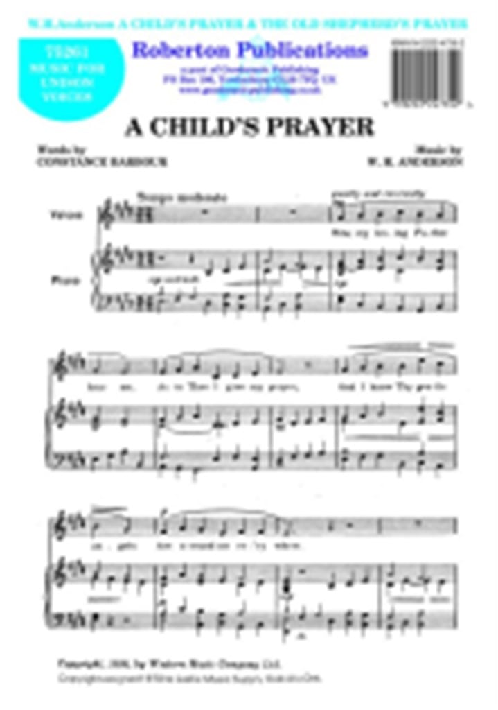 Child's Prayer Old Shepherd's Prayr