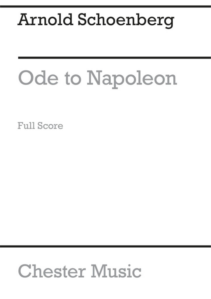 Ode To Napoleon Op.41