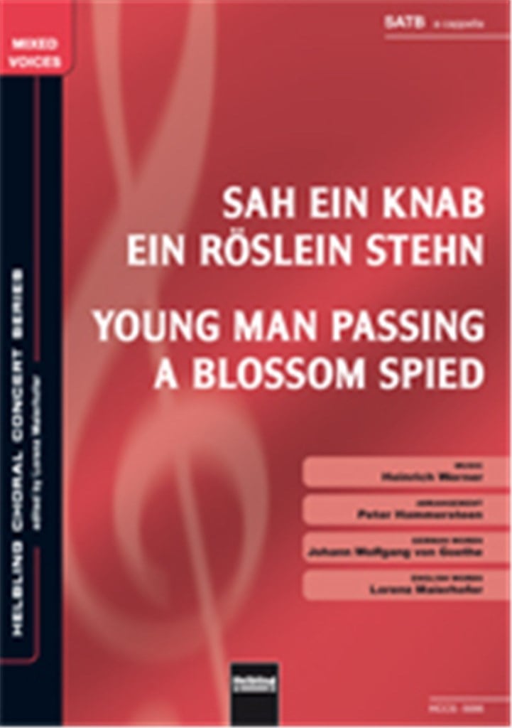 Young man passing a blossom spied/Sah ein Knab