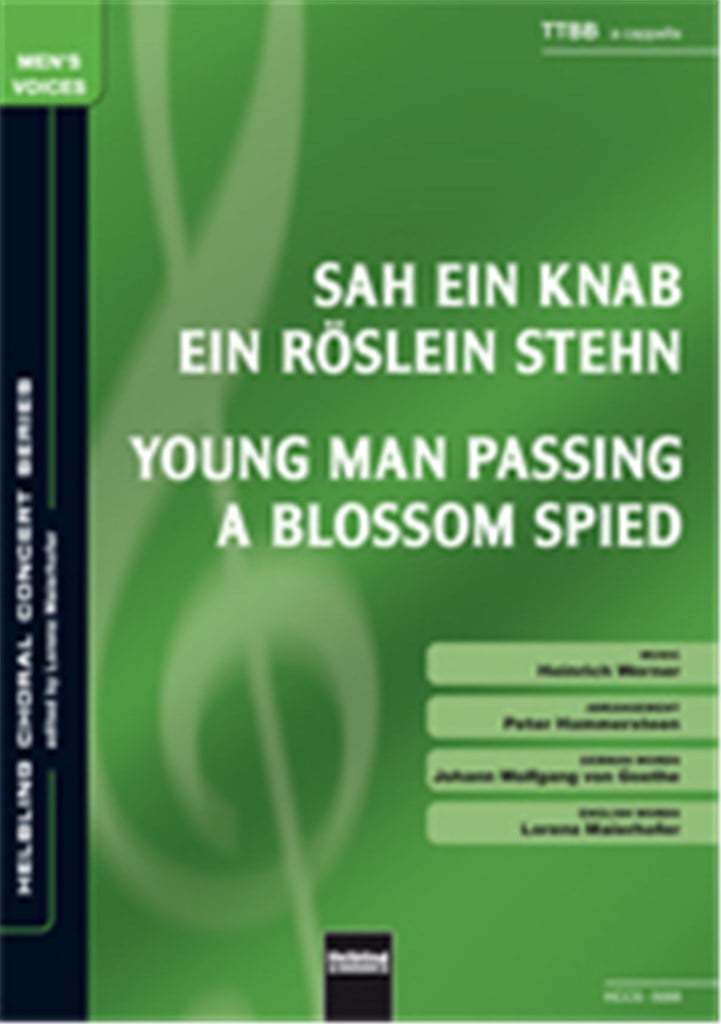 Young man passing a blossom spied/Sah ein Knab