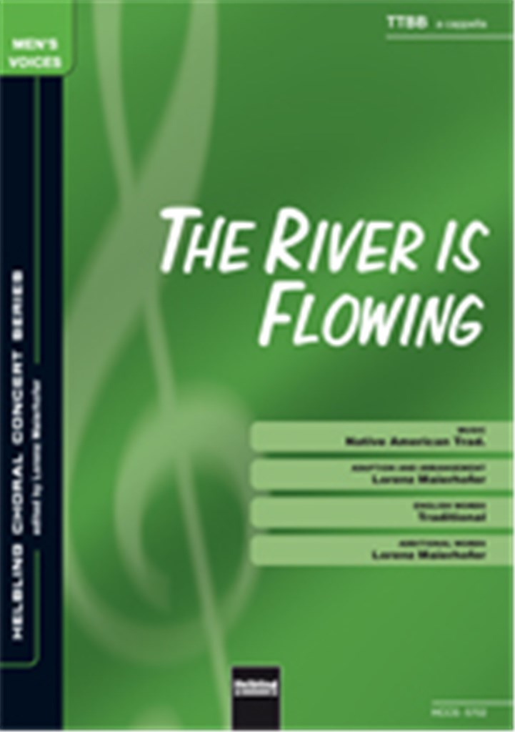 The river is flowing