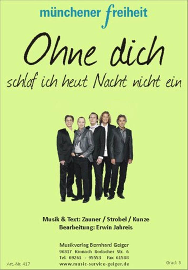 Ohne Dich Schlaf Ich Heut Nacht Nicht Ein