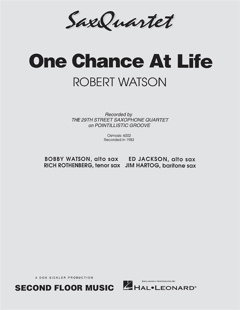 One Chance at Life