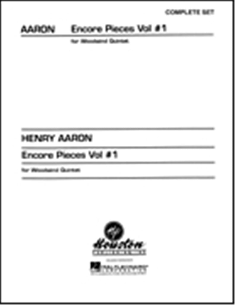 Encore Pieces For Woodwind Quintet, Vol. 1 - Score