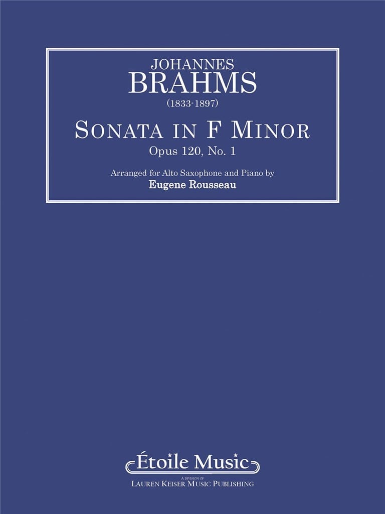 Sonata Op. 120 No. 1 in F minor