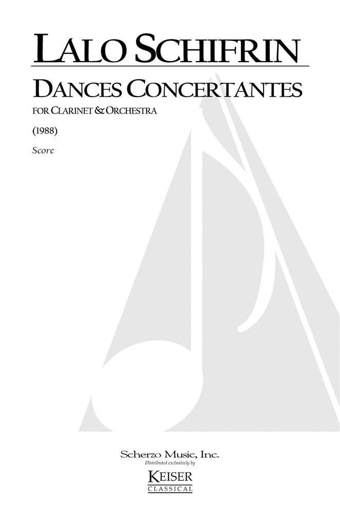 Dances Concertantes for Clarinet and Orchestra