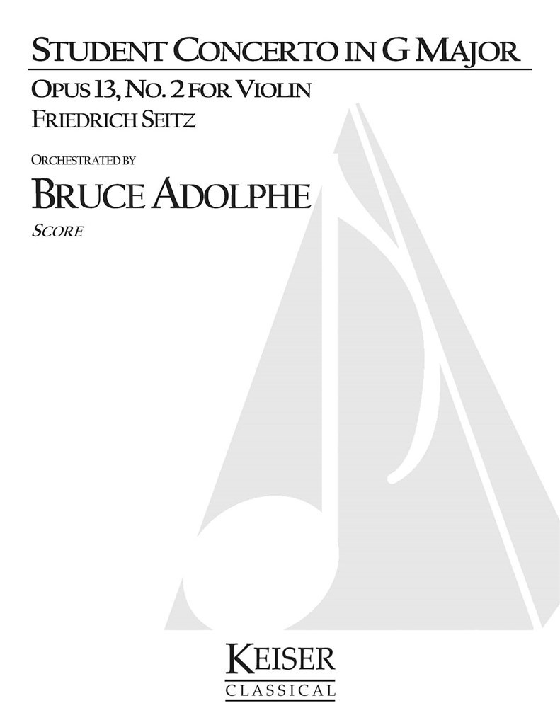 Student Concerto No. 2, Op. 13 in G Major