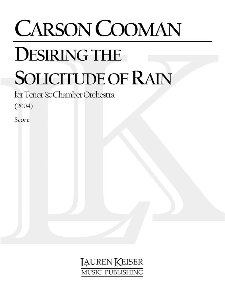 Desiring the Solicitude of Rain