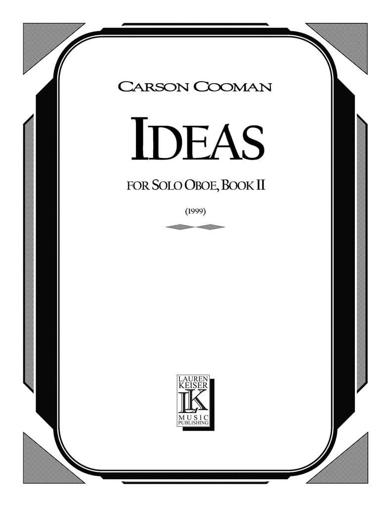 Ideas: Short Etudes for Solo Oboe, Book II