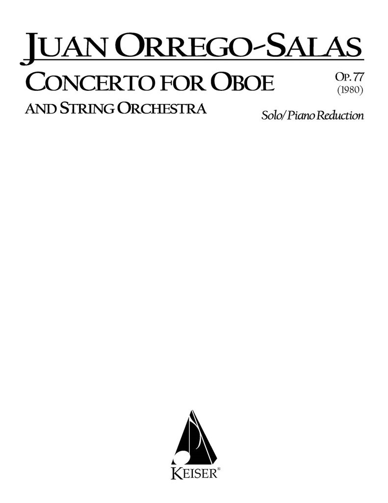 Concerto for Oboe and String Orchestra, Op. 77