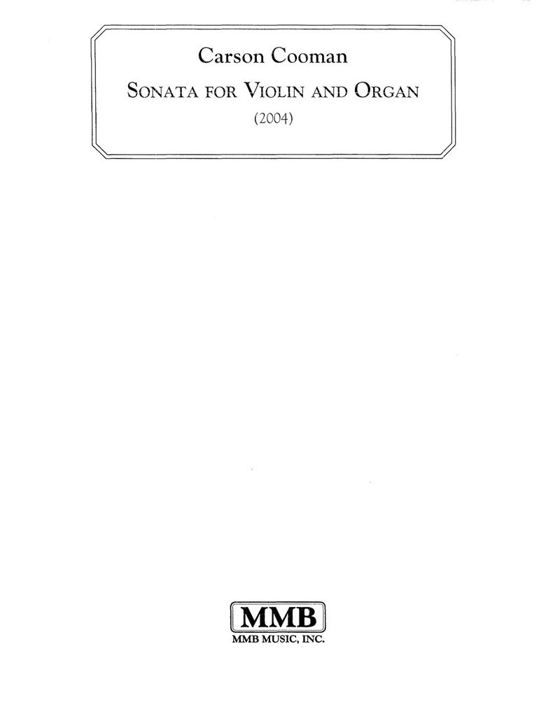 Sonata No. 2 for Violin and Piano