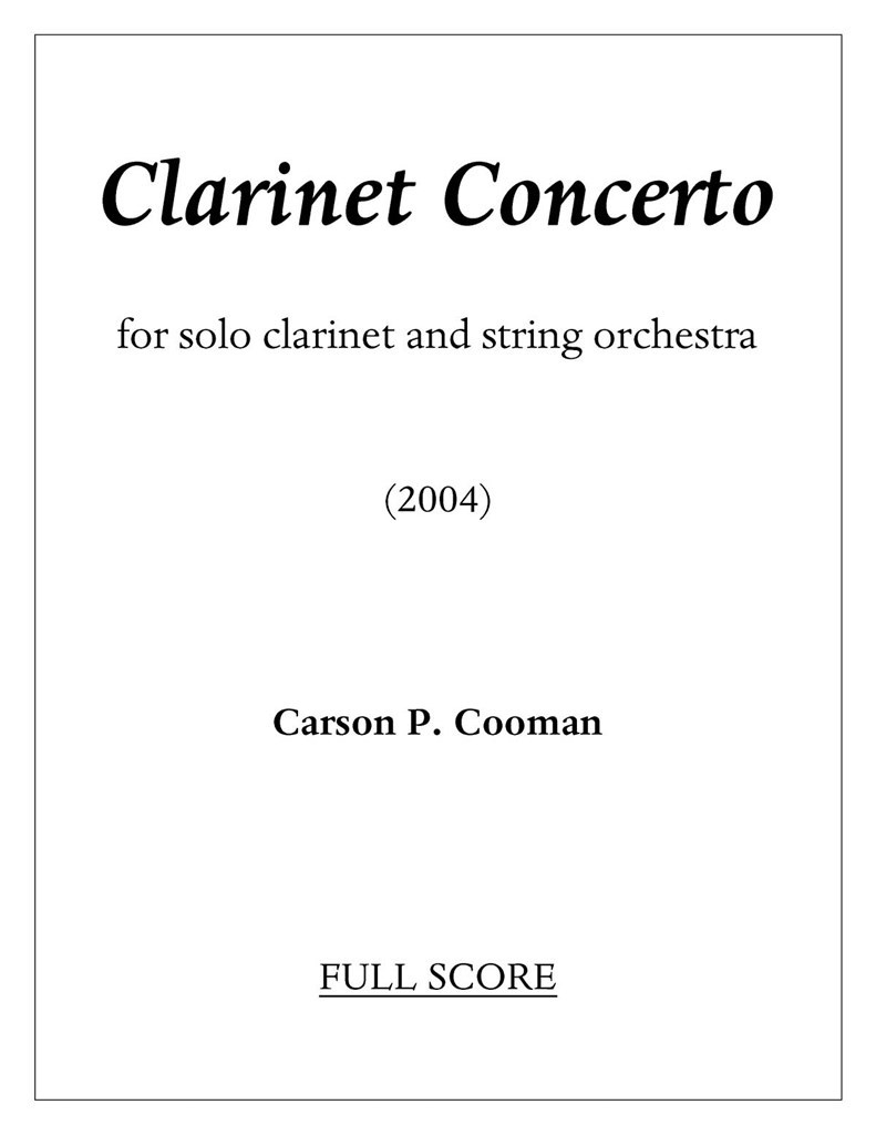 Clarinet Concerto