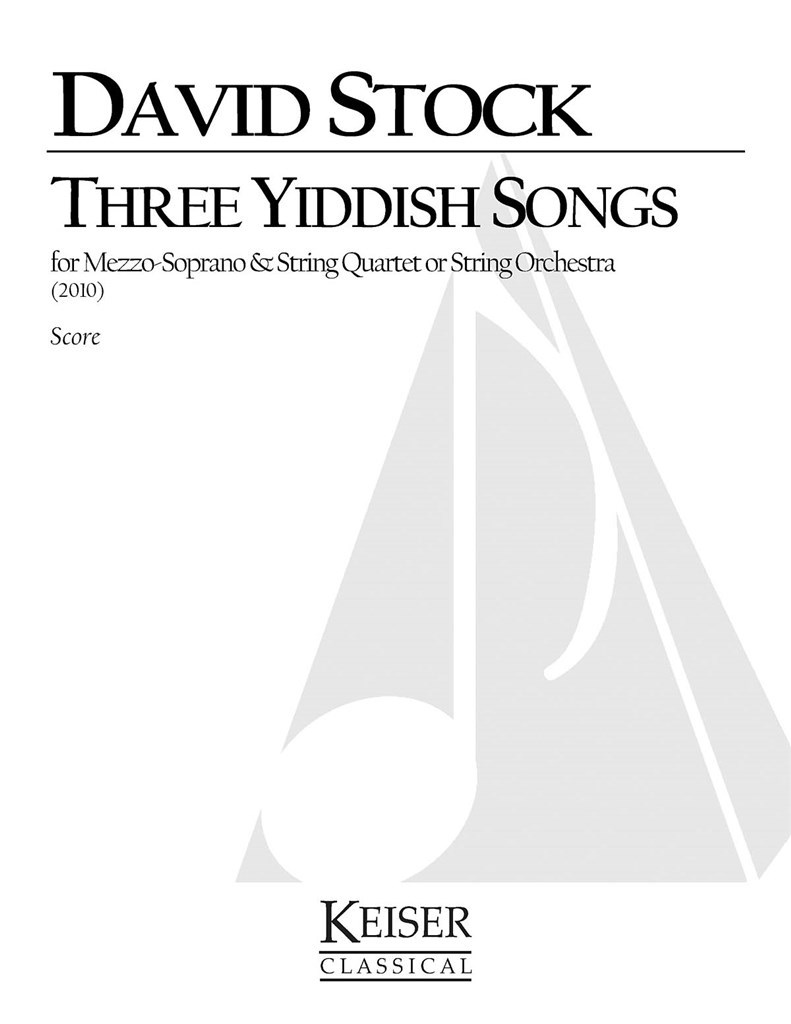 3 Yiddish Songs for Mezzo Soprano