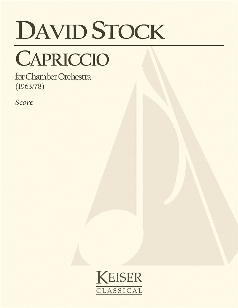 Capriccio for Small Orchestra - Full Score