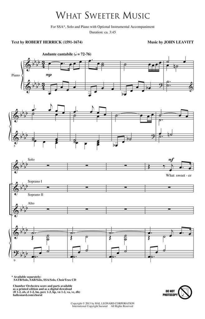 What Sweeter Music