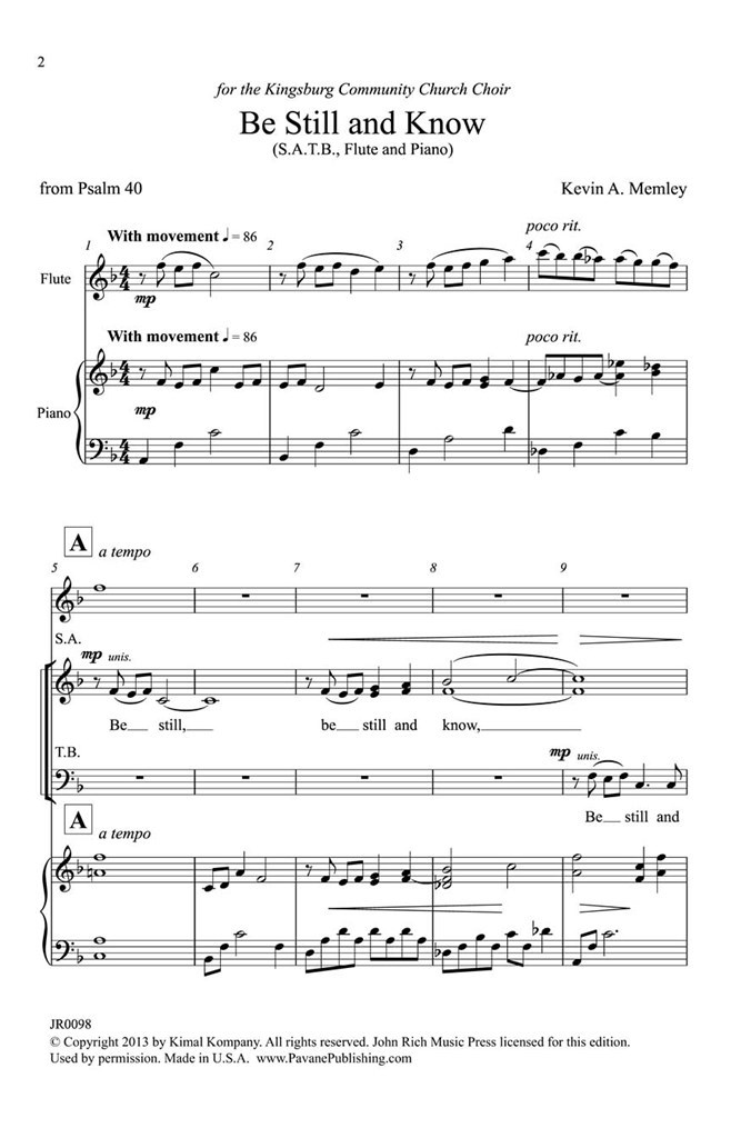 Be Still and Know