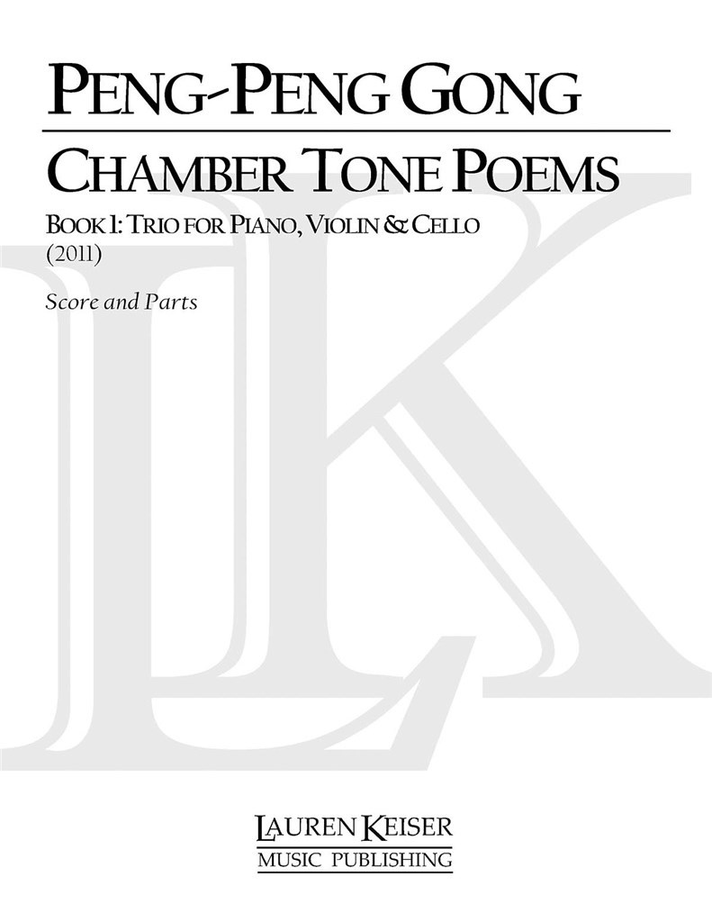 Chamber Tone Poems, Book 1: Trio for Piano and Str