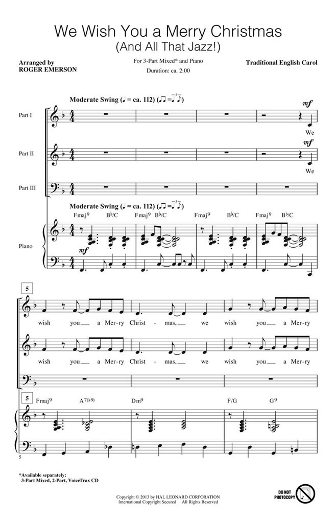 We Wish You a Merry Christmas and All That Jazz
