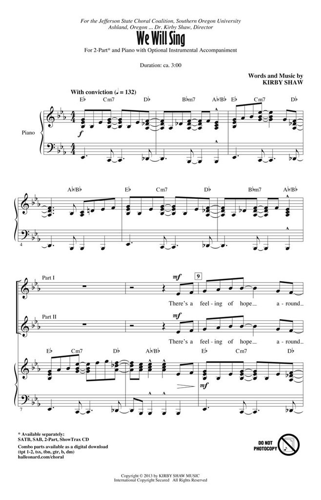 We Will Sing