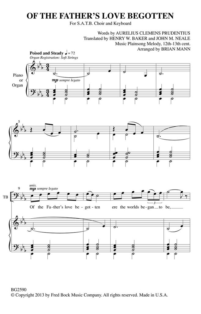 Of the Father's Love Begotten
