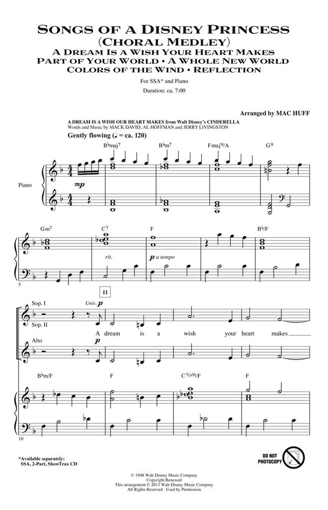 Songs of a Disney Princess