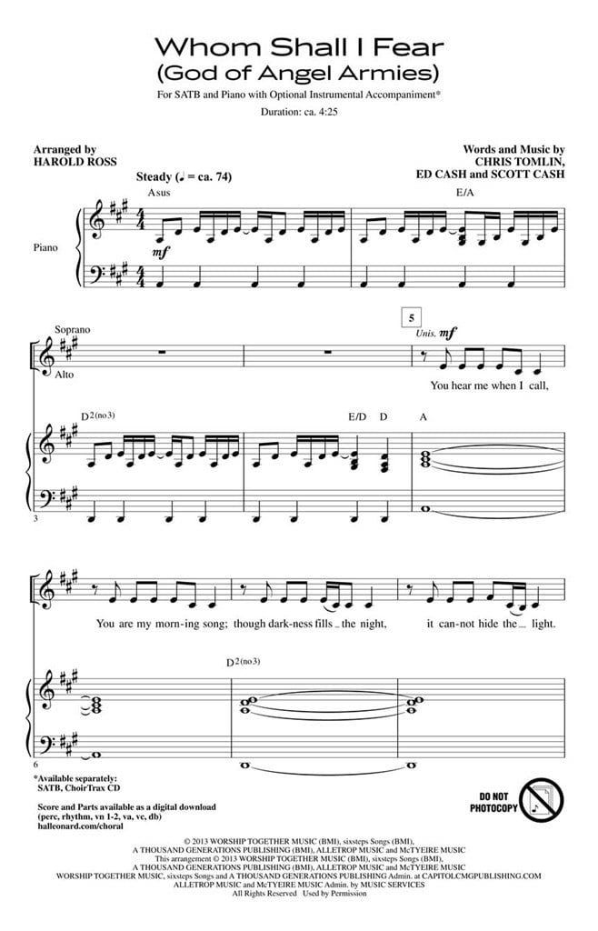 Whom Shall I Fear (God of Angel Armies)