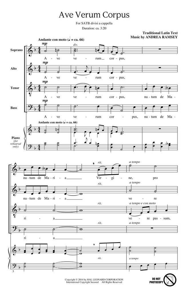 Ave Verum Corpus