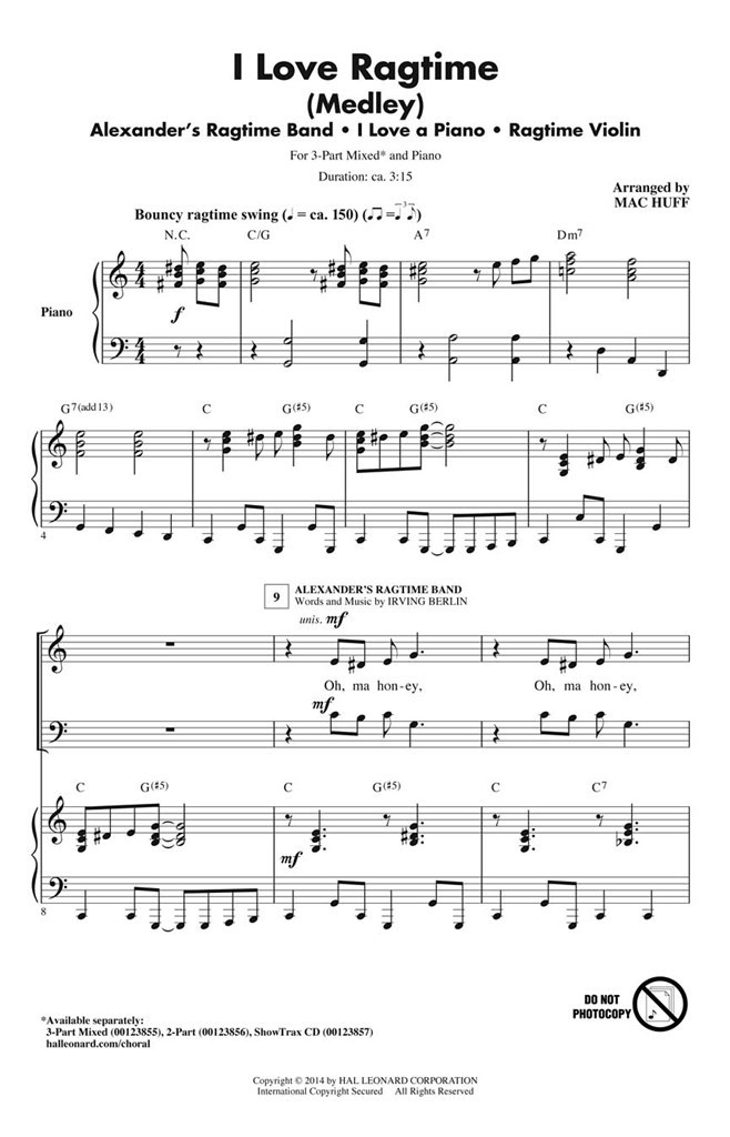I Love Ragtime