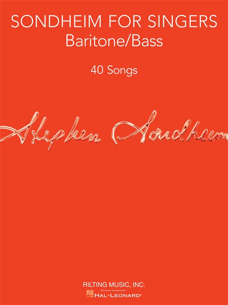 Sondheim for Singers - Baritone/Bass Vocal Collect